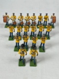BRITAINS US ARMY YELLOW JACKETS BAND