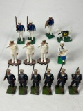 MIXED LOT OF VINTAGE AND NEWER SOLDIERS