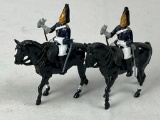 BRITAINS MOUNTED SOLDIERS WITH BATTLE AXES