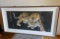 CHINESE SILK PAINTING CROUCHING TIGER