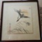 2 VINTAGE ASIAN INK AND WATERCOLORS PAINTINGS UNDER GLASS