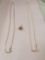 14K GOLD CHAINS & TIE CLIP