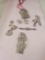 STERLING SILVER PINS-RINGS-CHRISTMAS DECORATION