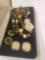 VINTAGE HANDCRAFTED GEISHA BONE TIGER EYE NECKLACE