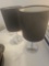TWO SMALL TABLE LAMPS