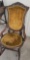 VINTAGE VELVET ROCKING CHAIR
