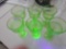 VASELINE GLASS HOCKING CIRCLE SMALL GLASSES