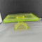 YELLOW VASELINE GLASS CANDY DISH