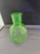 VASELINE/URANIUM GLASS IGLOO SHAPED CARAFE