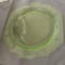 6 MIXED PATTERN VASELINE GLASS LOT