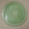 VASELINE GLASS PATTERNED CAKE PLATE