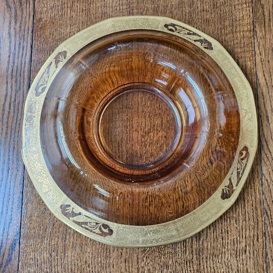 TIFFIN GLASS CONSOLE BOWL