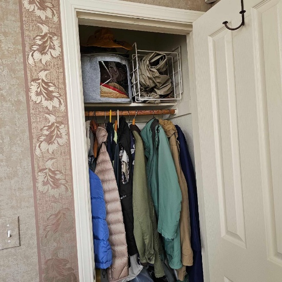 MAIN LIVING ROOM CLOSET CONTENTS