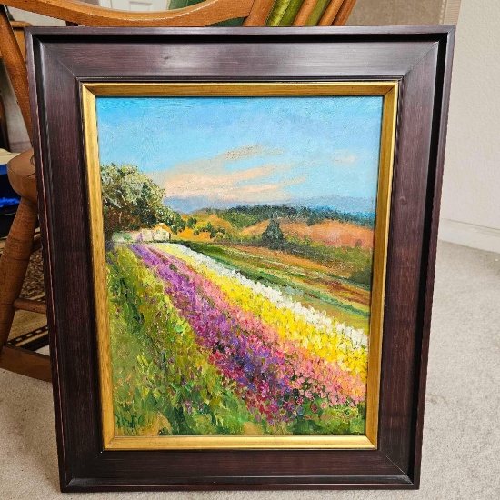 ORIGINAL OIL ON CANVAS - COASTAL HACCIENDA