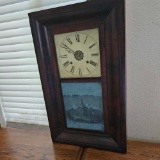 ANTIQUE SPRING CLOCK THE CASTLE