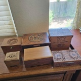 GROUP LOT OF BOXES AND MUSIC BOXES