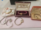 VINTAGE LADIES WATCHES & POCKETWATCH