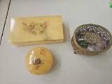 3 SMALL JEWELRY BOXES