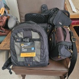 GROUP LOT OF CAMERA BAGS