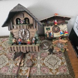 3 GERMAN WALL CLOCKS