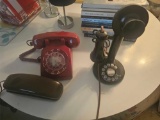 THREE VINTAGE PHONES