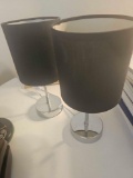 TWO SMALL TABLE LAMPS