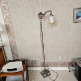 VINTAGE METAL POLE LAMP