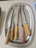 VINTAGE ANTLER KITCHEN UTENSILS