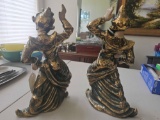 TWO VINTAGE SIAM DANCERS