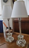 2 VINTAGE ART DECO TABLE TOP LAMPS