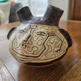 PERUVIAN SHIPIBO POTTERY VESSEL