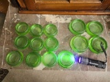 VASELINE GLASS FURNITURE COASTERS
