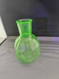 VASELINE/URANIUM GLASS IGLOO SHAPED CARAFE