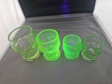 VASELINE GLASS TUMBLERS