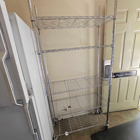 LIGHTWEIGHT ROLLING NSF RACK WITH WHEELS
