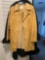 TWO LONG LEATHER COATS