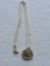 NECKLACE WITH COIN PENDENT