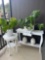 CONSOLE TABLE WITH PLANT STAND