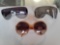 3 VERSACE SUNGLASSES