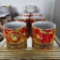 VERSACE DESIGNED PORCELAIN CUP AND SAUCERS
