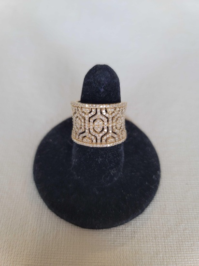 14K WOMEN'S FILIGREE RING