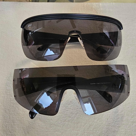 2 CAROLINA LEMKE AND KARDASHIAN WEST SUNGLASSES