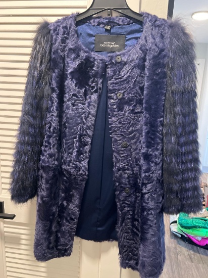 DYED FUR COAT MAXIMILIAN BLOOMINGDALES
