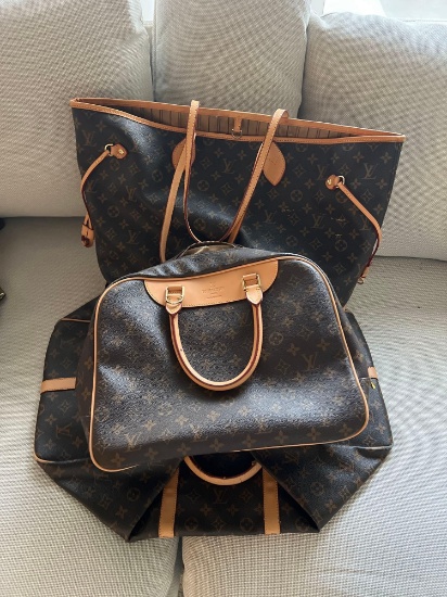 THREE TOTE BAGS