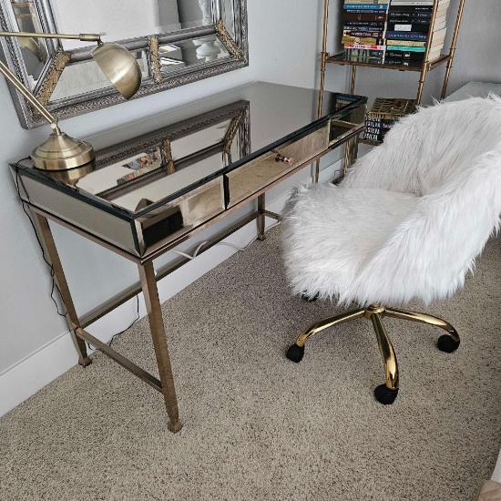 DESK--CHAIR-LAMP COMBO