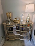 MIRRORED THREE DRAWER CHEST