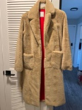 SANDRO FAUX FUR COAT NEW WITH TAG