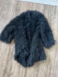 LAMB FUR COAT BLACK