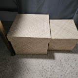 2 SMALL STORAGE BINS