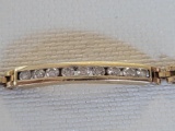GOLD BRACELET WITH DIAMONDS